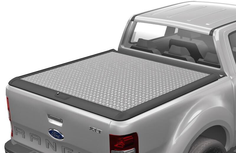 Mountain Top Style Aluminium Hard Tonneau Cover - Ford Ranger Double Cab