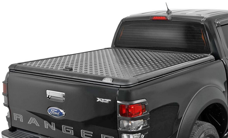 MaxCover 45 Aluminium Black Tonneau Cover - Ford Ranger Double Cab