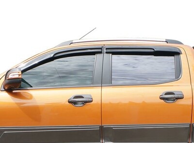Wind Deflector Visors 4pc Set - Ford Ranger Double Cab