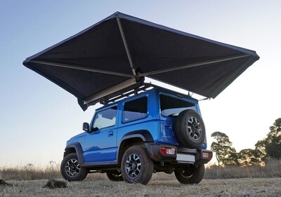 Big Country Ostrich Wing Junior Awning LHS Grey Canvas