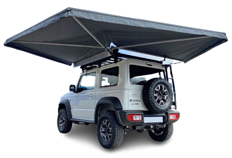 Big Country Ostrich Wing Junior Awning LHS Grey Canvas