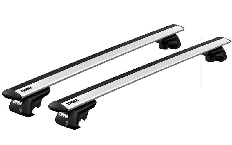 Thule WingBar Evo Aluminium Roof Bars - Ford Ranger Wildtrak pick up with Roof Rails