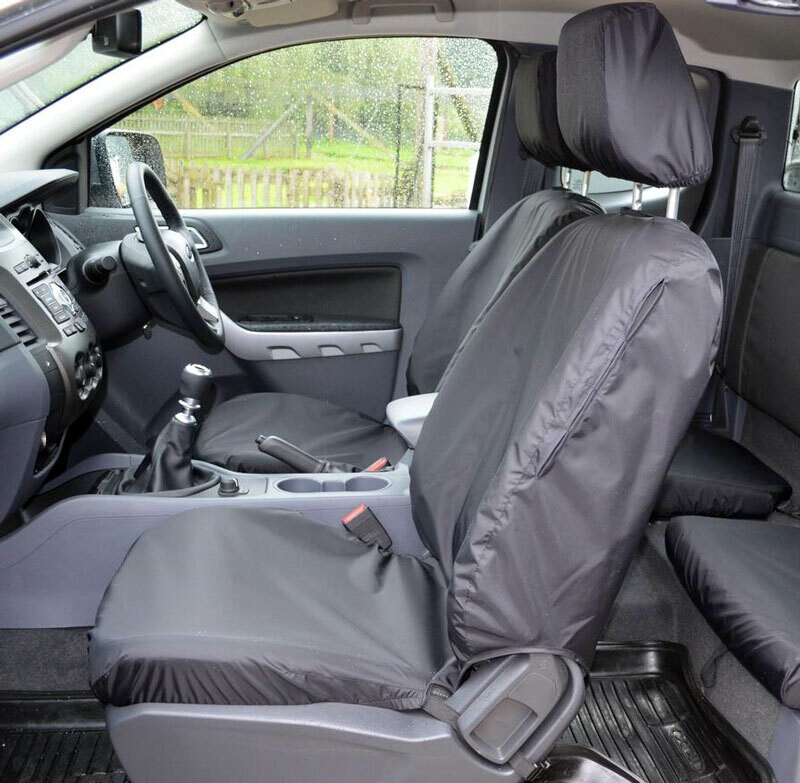 Waterproof Seat Covers Front Pair - Ford Ranger Wildtrak