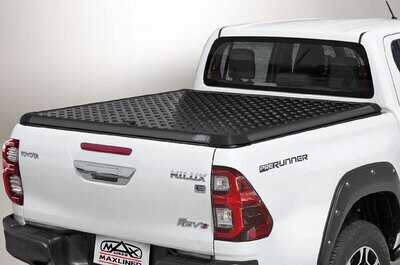 MaxCover 45 Aluminium Black Tonneau Cover - Toyota Hilux Double Cab