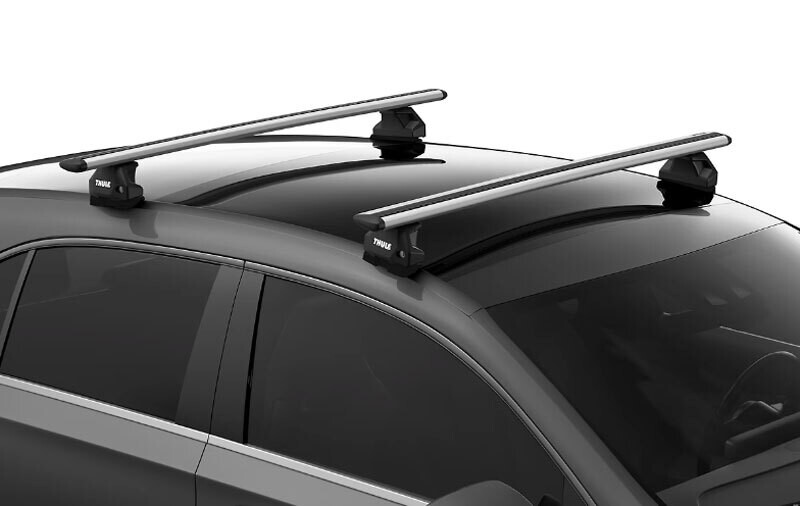 Thule WingBar Edge Aluminium Roof Bars - VW Amarok 4-dr Double Cab with Fixed Points