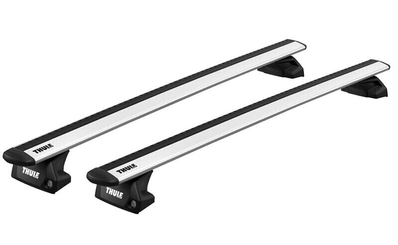 Thule WingBar Edge Aluminium Roof Bars - VW Amarok 4-dr Double Cab with Fixed Points