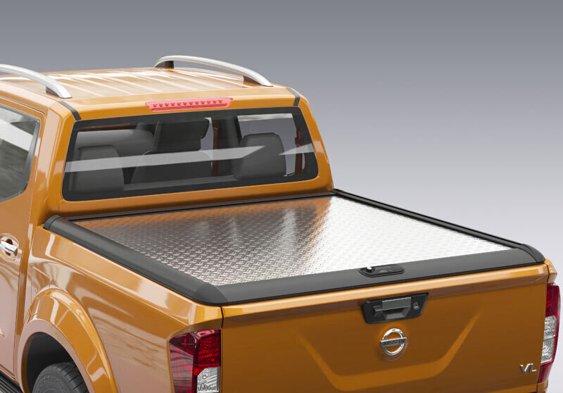 Mountain Top Style Aluminium Hard Tonneau Cover - Nissan NP300 Navara Double Cab