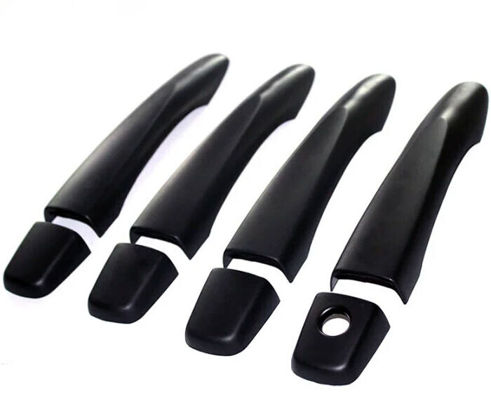Door Handle Covers in Black - Nissan NP300 Navara