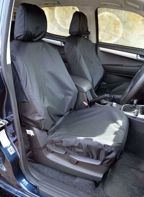 Waterproof Seat Covers Front Pair Isuzu D-Max 2012-2021 D/C