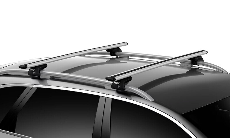 Thule WingBar Evo Aluminium Roof Bars - Isuzu D-Max 2012-20 pick up with Roof Rails