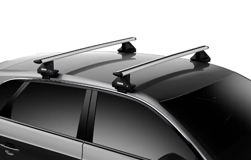 Thule WingBar Evo Aluminium Roof Bars - Nissan Navara Double Cab (D40) 05-15 pick up without Roof Rails