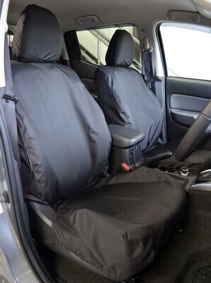 Waterproof Seat Covers Front Pair - Mitsubishi L200 Series 5/6