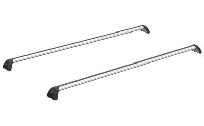 Mountain Top Roll Cross Bars in Silver - Mitsubishi L200 Double Cab