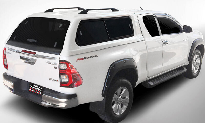 MaxTop 3 Glazed Hardtop - Toyota Hilux 16+ Extra Cab