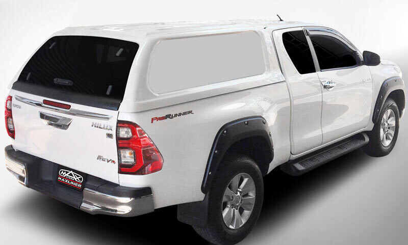 MaxTop 3 Unglazed Hardtop - Toyota Hilux 16+ Extra Cab