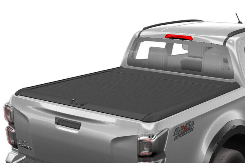 Mountain Top Roll Black Aluminium Roller Shutter - Isuzu D-Max 21+ Extended Cab