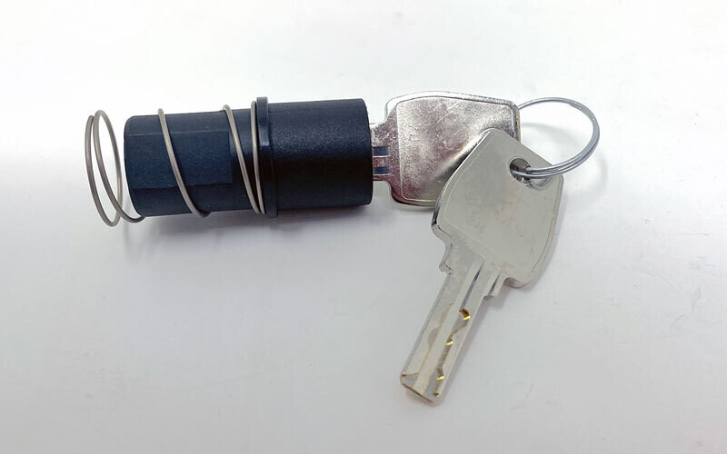 Mountain Top Roll Spare Part: Lock Barrel &amp; Keys M04b