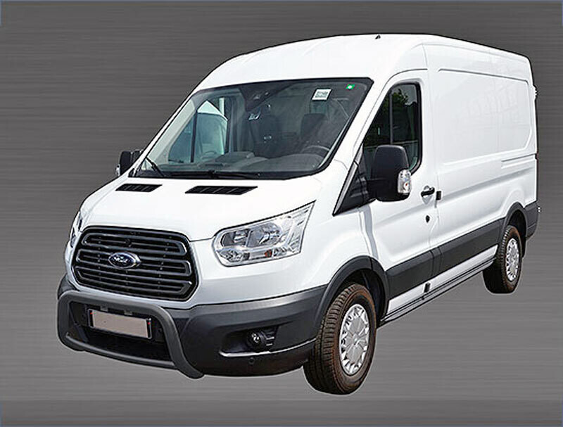 Antec EU-Front A-Bar 60 mm with Pipe in Black - Ford Transit