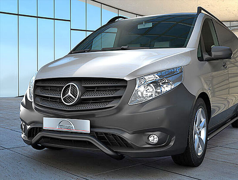Antec EU-Front A-Bar 60 mm Low in Black - Mercedes V-Class 2014+