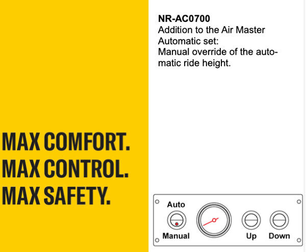 MAD Air Suspension Accessory: Manual Override Kit for Air Master Automatic
