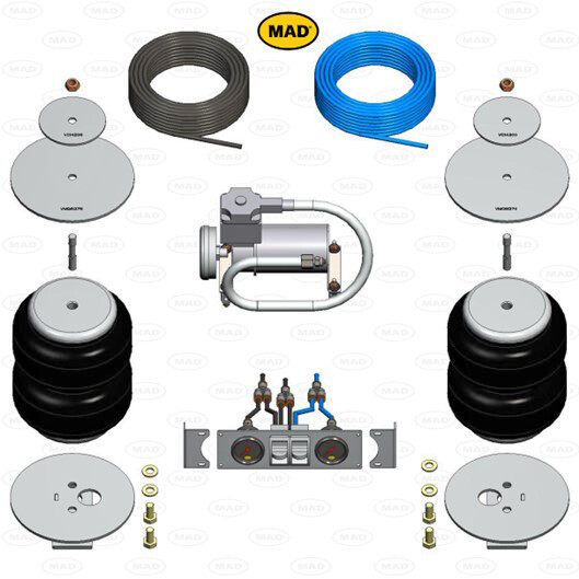 MAD Suspension Air Master Comfort VW Amarok 23+