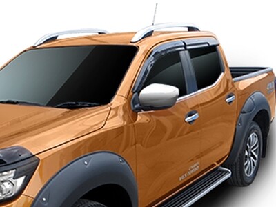 Wind Deflector Visors 4pc Set - Nissan NP300 Navara Double Cab
