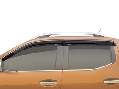 Wind Deflector Visors 4pc Set - Nissan NP300 Navara Double Cab