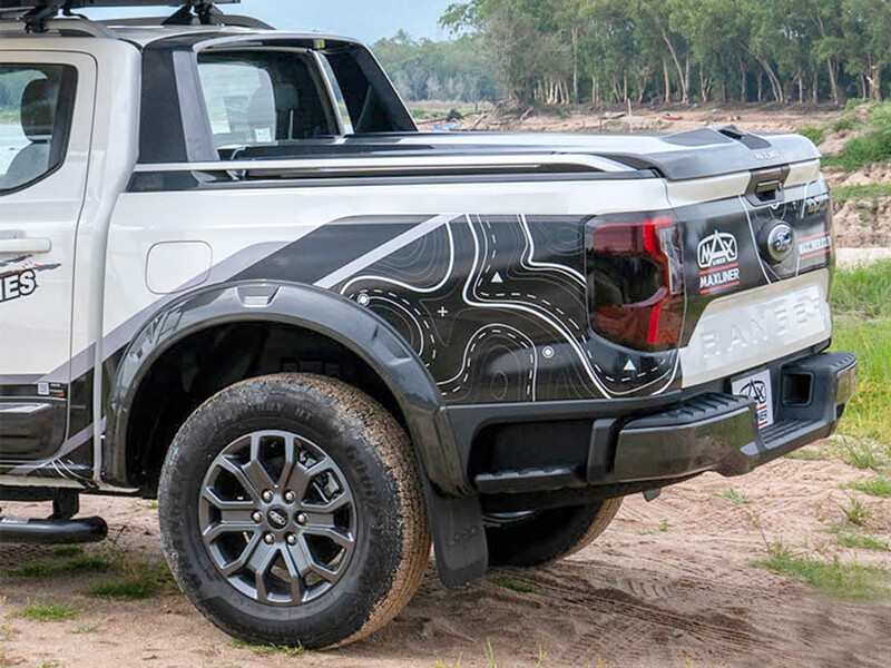 Max Wheel Arch Extension Kit in Wildtrak Grey - Ford Ranger 2023+