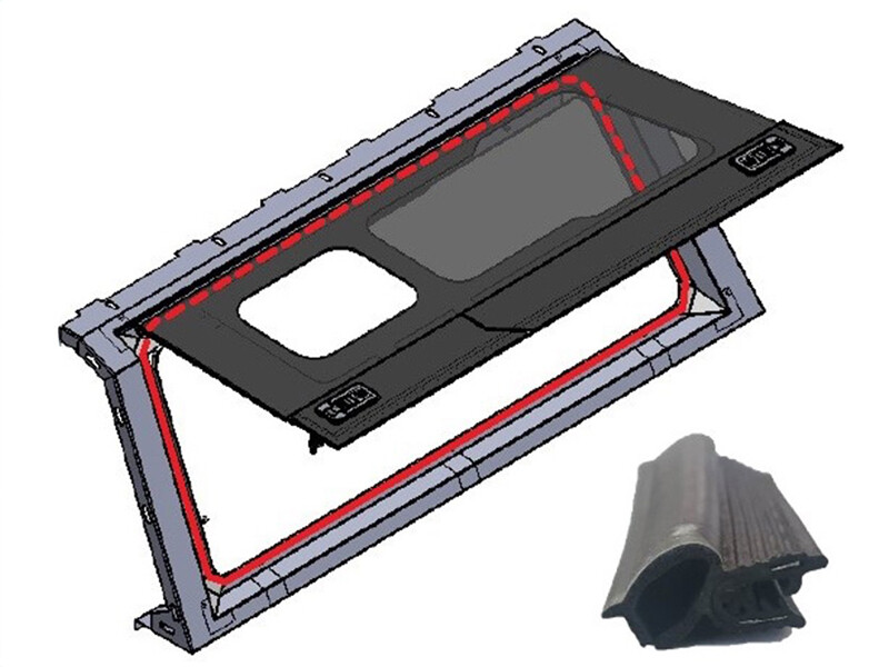 RSI Spare Part: Side Door Rubber Gasket Seal 3m