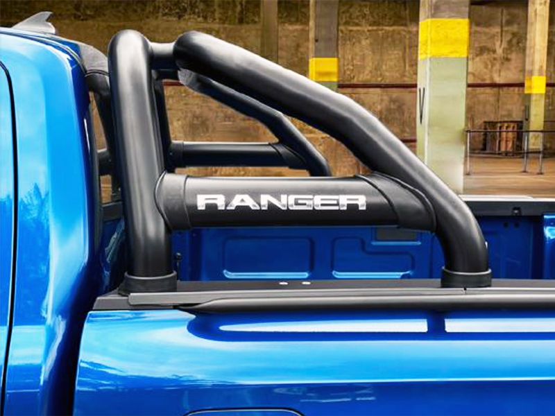 Securi-Lid Sports Bar in Black Ford Ranger Single Cab 23+