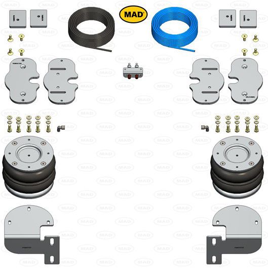 MAD Suspension Air Master Basic VW Crafter Chassis Cabine SZ
