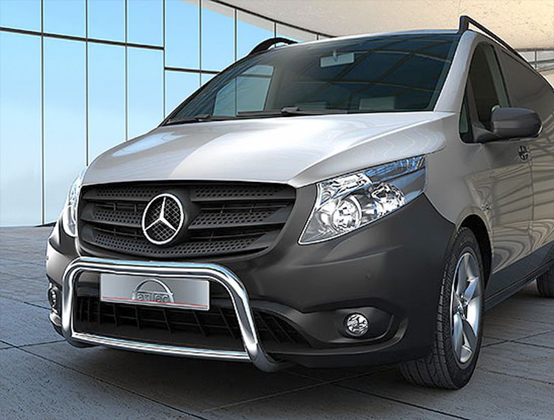 Antec EU-Front A-Bar 60 mm with Pipe - Mercedes Vito 2014+