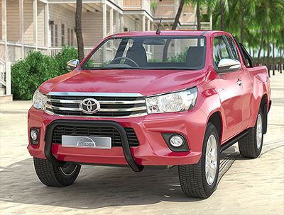 Antec Black EU-Front A-Bar 70 mm - Toyota Hilux
