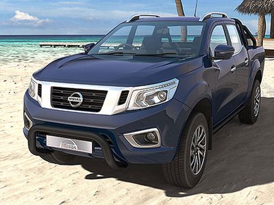 Antec Black EU-Front A-Bar 76 mm Low - Nissan NP300 Navara