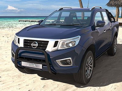 Antec Black EU-Front A-Bar 60 mm with Pipe - Nissan NP300 Navara