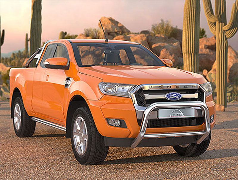 Antec EU-Front A-Bar 76 mm with Pipe - Ford Ranger 2016+/2019+