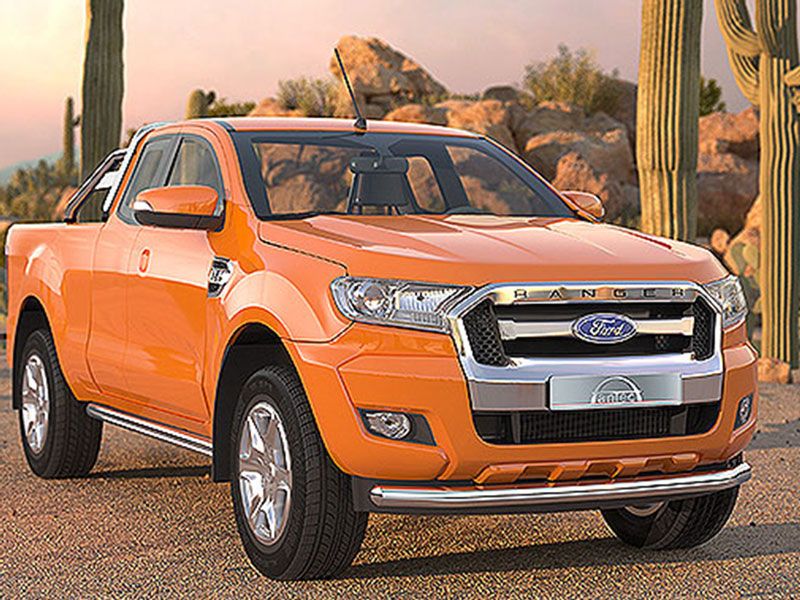 Antec Front EU Spoiler Bar 70 mm - Ford Ranger T6 2016+/2019+