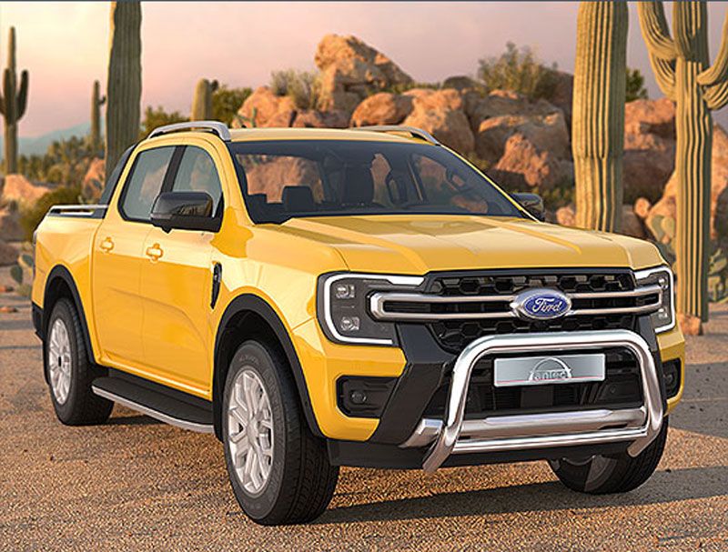 Antec Front Bull Bar 76mm with Pipe Ford Ranger 23+