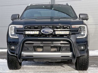 Antec Front Black Bull Bar 76mm with Pipe Ford Ranger 23+