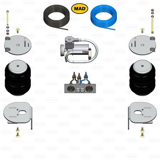 MAD Suspension Air Master Pro Comfort TOYOTA Hi-Lux VIII