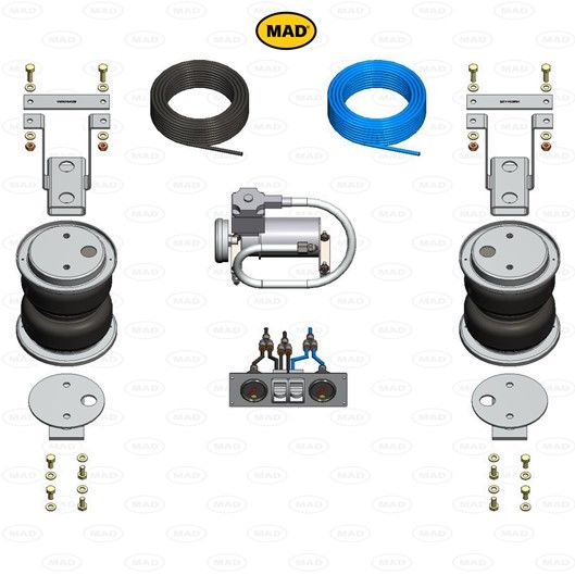 MAD Suspension Air Master Comfort MITSUBISHI L200 KA / KB