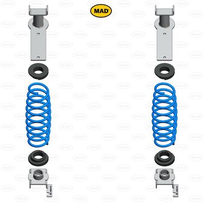 MAD Suspension Auxiliary Coil Spring NISSAN Navara NP300 D23 King Cab