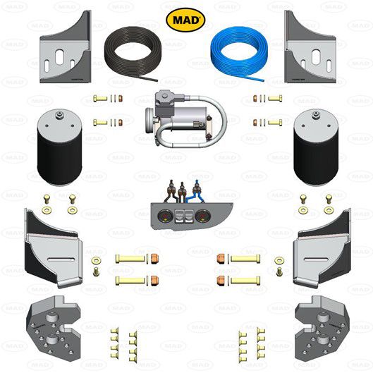 MAD Suspension Air Master Comfort AL-KO Chassis single axle AMC-F1