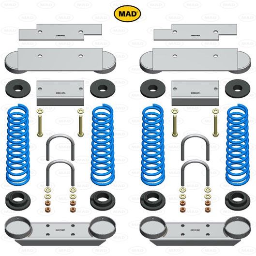 MAD Suspension Auxiliary Coil Spring VAUXHALL Movano