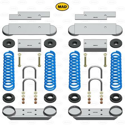 MAD Suspension Auxiliary Coil Spring VAUXHALL Movano
