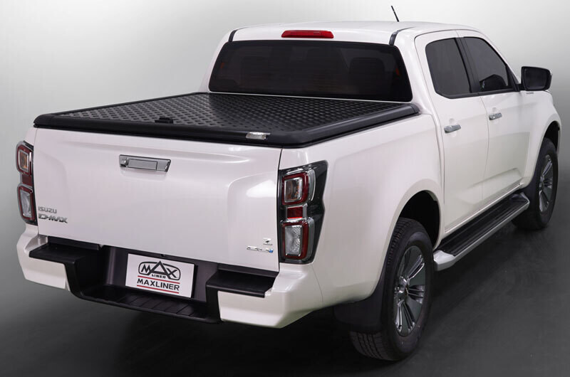MaxCover 45 Aluminium Black Tonneau Cover - Isuzu D-Max Double Cab