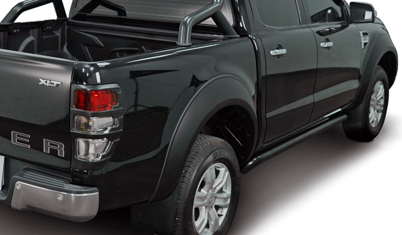 Max Wheel Arch Extension Kit in Black Textured - Ford Ranger Wildtrak 2019+ (sensor compatible)