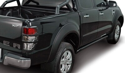 Max Wheel Arch Extension Kit in Black Textured - Ford Ranger Wildtrak 2019+ (sensor compatible)