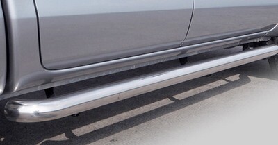 Max Rock Rails / Side Bars in Polished Steel- Ford Ranger