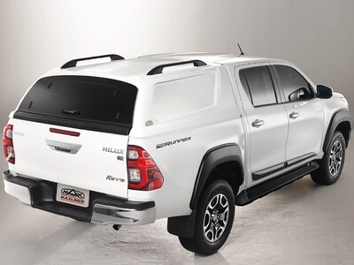 MaxTop 3 Unglazed Hardtop - Toyota Hilux Double Cab